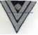 Luftwaffe Dienstgradwinkel rmelwinkel Stabsgefreiter auf graublau - Luftwaffe Stabsgefreiter chevron on bluegrey - Gradi Patch da braccio ali in stoffa da Capo Maggiore Scelto della Luftwaffe su panno grigioblu