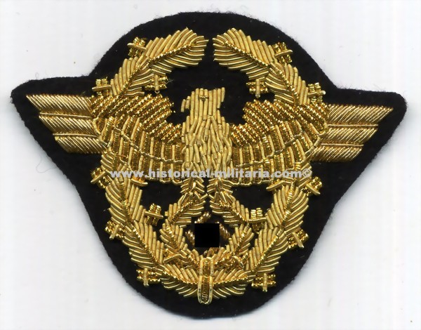 Kriegsmarine Polizei Mützenabzeichen/ Kriegsmarine Police cap badge ...