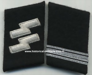 SS Rottenfhrer Waffen SS Kragenspiegel - Corporal collar tabs - Caporal maggiore